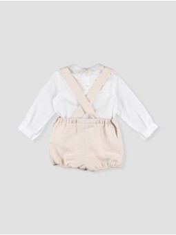 Boy’s Cream Suspender Set