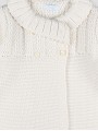 Cream Baby Knit Coat with Bonnet