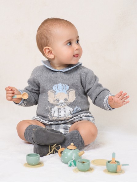Los Fogones baby boy set