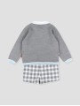 Los Fogones sweater and shorts