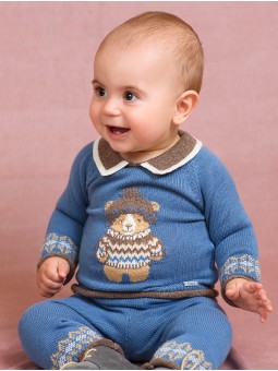 La Montaña baby outfit knit set 