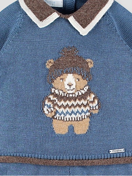 La Montaña baby outfit knit set 