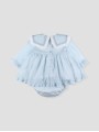 Arrullo baby girl dress with bloomers