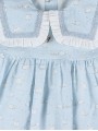 Arrullo baby girl dress with bloomers