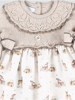 La montaña baby girl dress