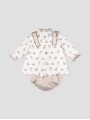 La Montaña baby girl dress with bloomers