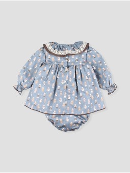 La Cabaña baby dress with bloomer