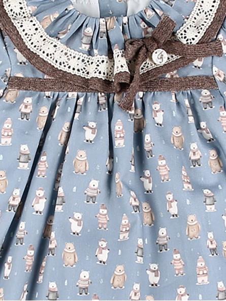 La Cabaña baby dress with bloomer