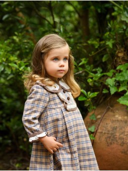 Vestido quadros A Cabaña