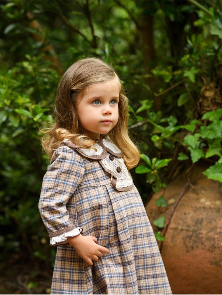 La Cabaña Girl checked dress