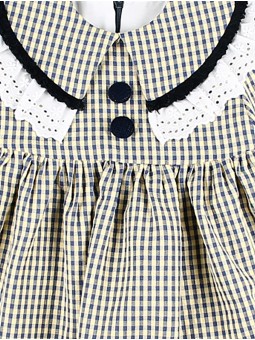 Lluvia checkered girl dress