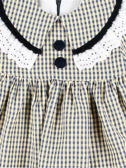Lluvia checkered girl dress