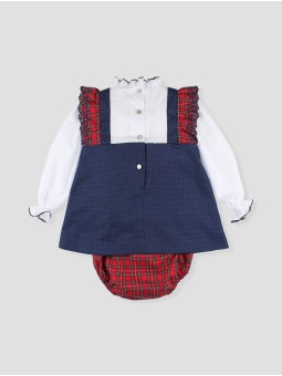 Galletas de Jengibre baby dress with bloomer