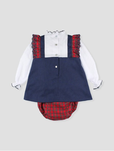 Galletas de Jengibre baby dress with bloomer