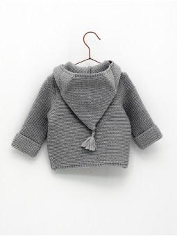 Trenca punto con capucha