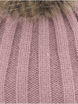 Gorro pompón pelo