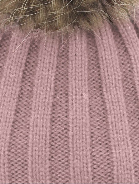 Gorro pompón pelo