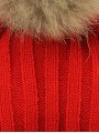 Gorro pompón pelo
