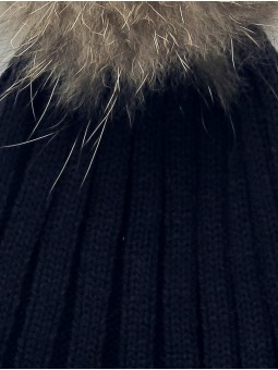 Gorro pompón cabelo