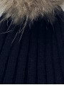 Gorro pompón pelo