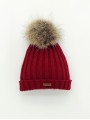 Gorro pompón pelo