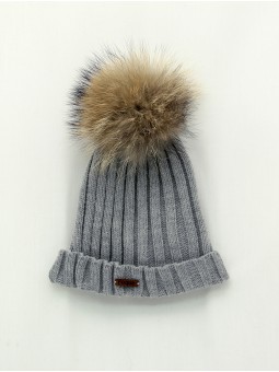 Gorro pompón cabelo