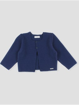 Long garter stitch cardigan