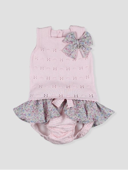 Dulces knit and bloomer set