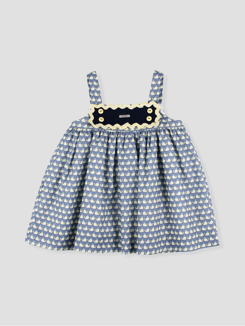 Vestido estampado Mar