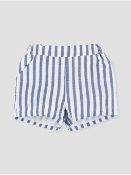 Boys seersucker striped shorts
