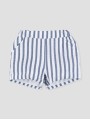 Boys seersucker striped shorts