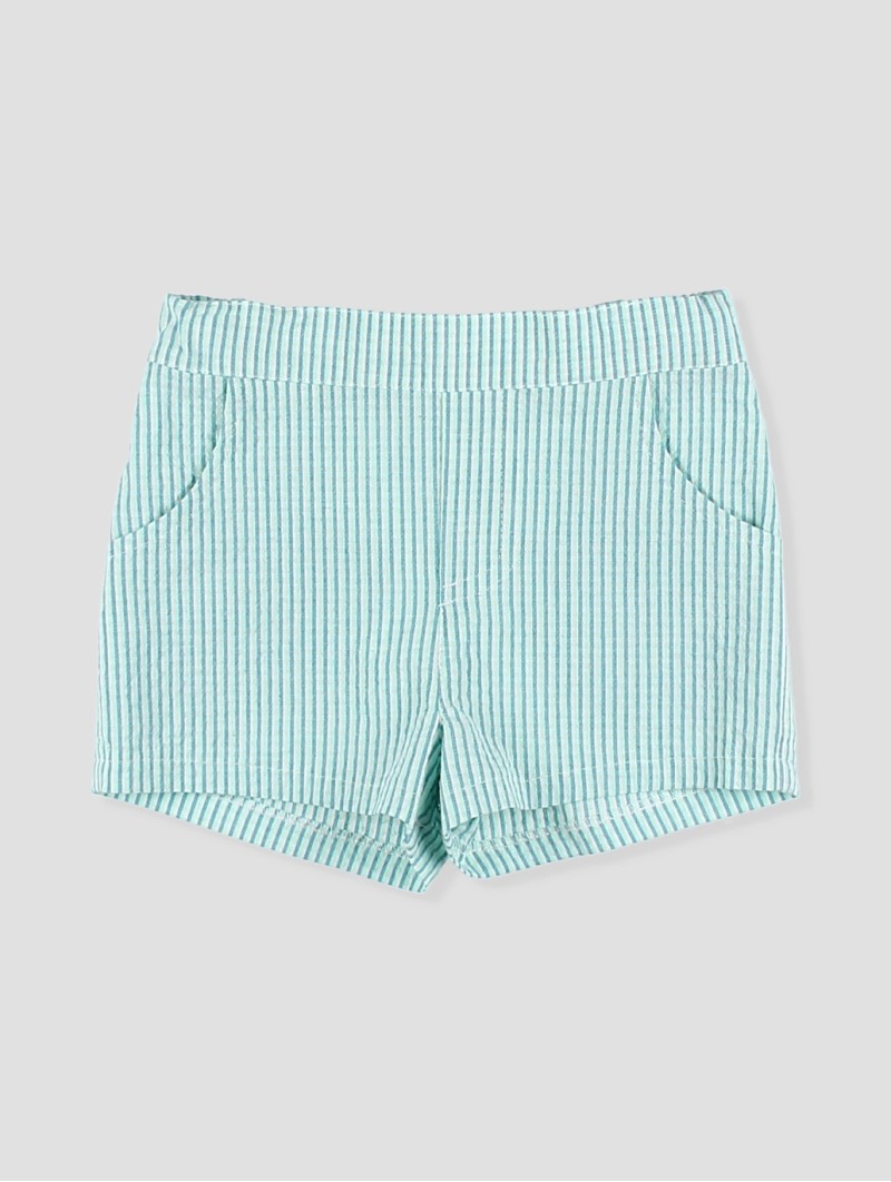 Playa striped green shorts