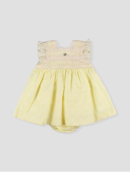 Fiesta baby dress with bloomers
