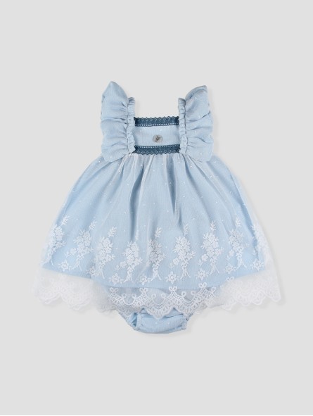 Confeti baby dress with bloomers