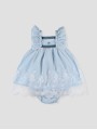 Confeti baby dress with bloomers