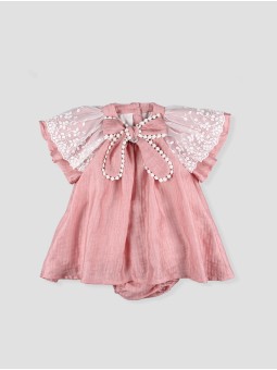 Cristal baby dress with bloomers