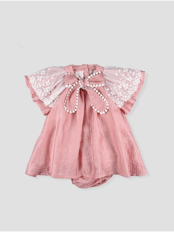 Cristal baby dress with bloomers