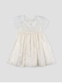 Girl embroidered tulle dress
