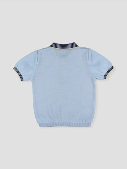 Knitted polo shirt 