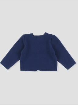 Long garter stitch cardigan