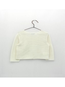 Long garter stitch cardigan