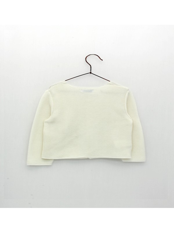 Long garter stitch cardigan