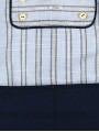 Mar baby boy striped shirt navy set