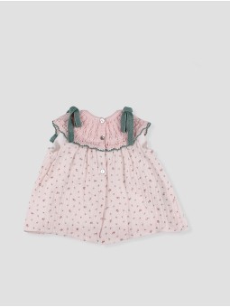 Jardín girl organic cotton dress