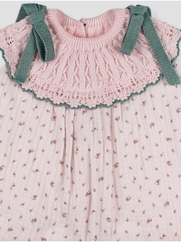 Jardín girl organic cotton dress