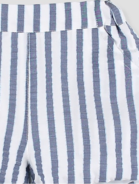 Boys seersucker striped shorts