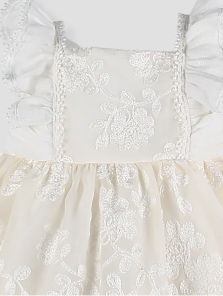 Bautizo baby girl dress and bloomers