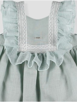 Flores baby dress with bloomers