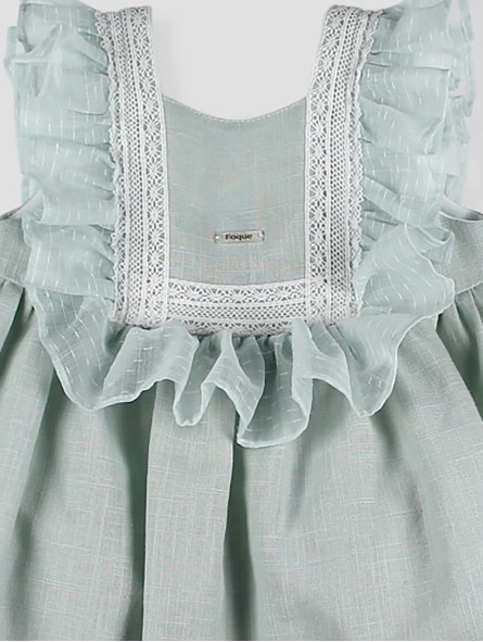 Flores baby dress with bloomers