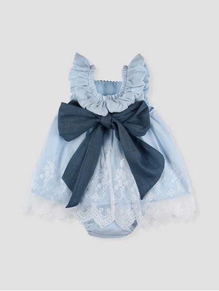 Confeti baby dress with bloomers